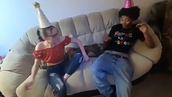 She Thought I Was Joking! Anal Butt Fuck At New Years Party (Jessae Rosae X Savory Father)