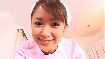 Closeup Pov Video Of Japanese Nurse Mihiro Giving A Nice Blowjob