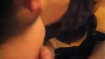 Lucky White Guy Gets Dick Sucked By Asian Girl Cum In Mouth