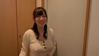Busty Japanese Neighbor Saituou Miyu Drops On Her Knees To Please