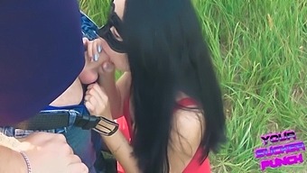 (Archived Video) Outdoor Public Blowjob And Cum Swallow