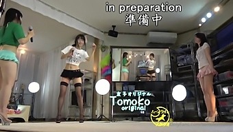 Azmi21 Tomoko Dancing In Thong