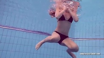 Very Hairy Babe Lucy Gurchenko Swimming Naked