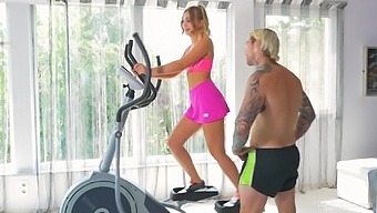 Sporty Blonde Wife Cheats With Her Personal Trainer
