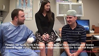 New Student Logan Laces Gyno Exam By Tampa Doctor On Cam