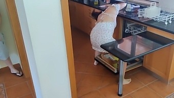 Busty Step Mother Is Fucked Inside The Dishes Machine