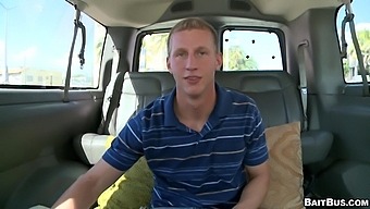 Pick Up With Horny Couple And A Gay Dude Being Fucked In A Car