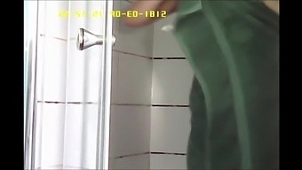 Perfect Tits Teen Shower Spy