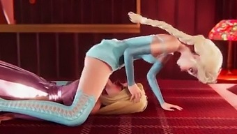 Futa - Tangled Rapunzel Gets Creampied By Frozen Elsa - 3d Porn