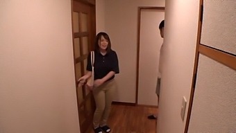 Pretty Japanese Wife Chitose Saegusa Drops Her Panties For A Quickie