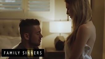 (Ashley Lane) Shows Her Gratitude To Her Brother In Law (Dante Colle) By Riding His Cock - Family Sinners