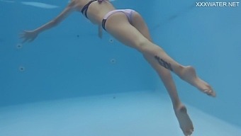 Hermione Ganger In Tiny Petite Skinny Sexy Babe Underwater
