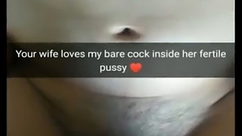 Cheating Wife Get Breed And Knocked Up By Her Lover Who Regular Fuck Her Without Condom! - Cuckold Captions - Milky Mari