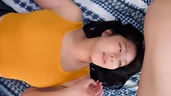 Busty Japanese Exchange Student Smokes Weed And Gets Fucked Hard By European Classmate