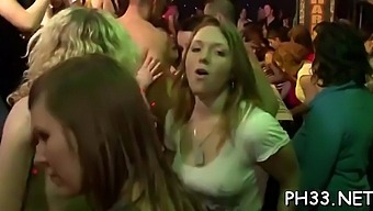 Tons Of Group Sex On The Dance Floor