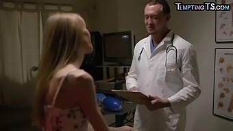 Patient Sucks Doctors Dick Before Riding Cock In The Office