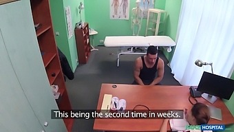 Kinky Nurse Helps Patient Cum Shot 1