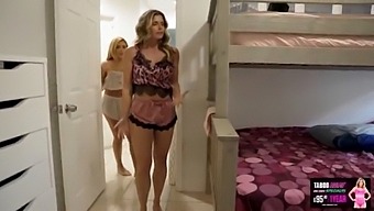 Cory Chase And Vivianne Desilvain In Fucking Step Mom And Stepaunt Stuck Under The Bed