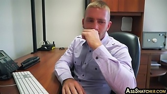 Pov Gay Boss Anally Fucks His Hairy Cock Employee In The Office