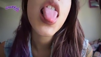 Ahegao With My Long Tongue