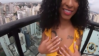 International Pornstar Blackstar Fucks Brazilian In Her Ass 10 Min - Ariella Ferraz