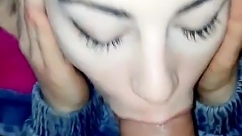 Cellphone Footage Of A Dark-Haired Cutie Fucked By Her Boyfriend