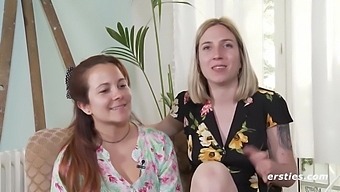 Sexy Lesbians Have Hot Sex On Camera