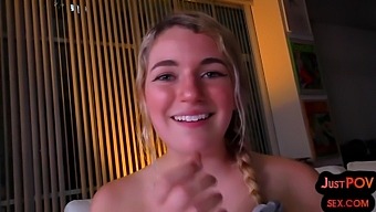 Pov Teen Talks Dirty And Rides Cock