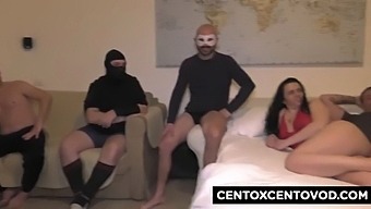Orgy With Two Couples At The Centoxcento