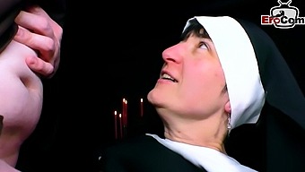 Mature German Nun Seduced For Sex