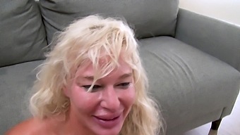 Blonde Mom Ass Fucks Hardcore And Suited With Sperm On Face