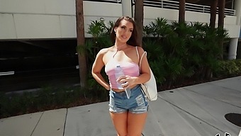 Mandy Waters Enjoys While Sucking Her Boyfriend'S Big Black Cock
