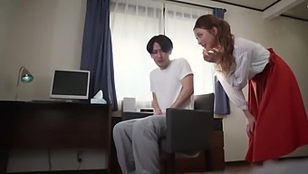 Japanese Wife Gets Her Oral Fixation Satisfied By Stepbrother