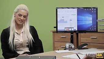 Milf Employee Blanche Bradburry Gets Nailed In The Office