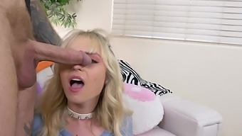 Lilly Bell Gives A Blowjob While Getting Fucked Hard