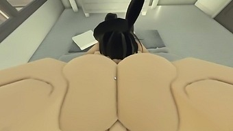 Big Tits And Ass Bounce As Roblox Girl Gets Fucked Hard
