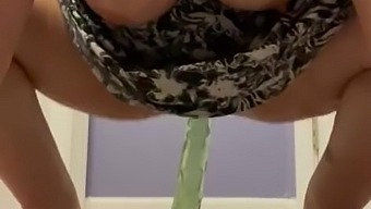 Solo Play With A Big Dildo And Squirting Orgasm