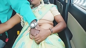 Indian Milf With Big Natural Tits Rides Car In Telugu Darty Talks Video