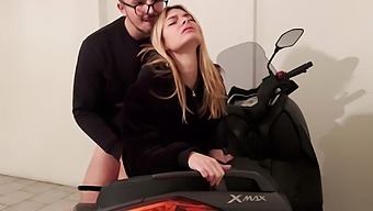 Cute Italian Couple Enjoys Oral Sex In The Garage