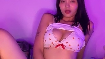 Asian Babe Maya Indulges In Solo Play With Sex Toy