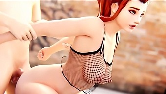 Video Game Characters In 3d Get Naughty In Stockings