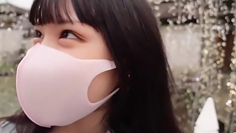 Japanese Beauty Nanami Yokomiya Gets Oiled Up And Fucked In Her School Uniform