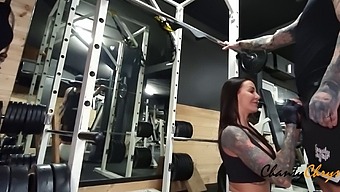 Tattooed Woman Chantychrys Gets Her Ass Drilled In The Gym In This 60fps Anal Creampie Video