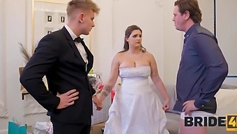 Cuckold Observes As His Seductive Brides Have Fucking With Their Companion