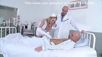 Hd Threesome With Mandy Dee: Nurse Gets Her Pussy Stretched