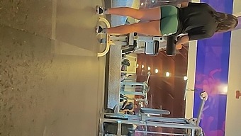 Latina Babe'S Big Ass Gets A Public View At The Gym