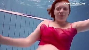Teen Lenka Gets Naked And Sucks Dick In The Pool