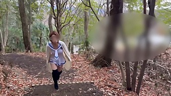 Amateur Cosplay Video With Busty Japanese Milf And Outdoor Creampie