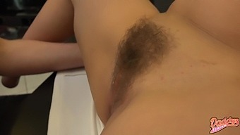 Hairy Pussy Wife Gets Filled With Creampie By Her Husband