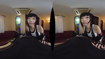 Japanese Hottie In A 3d Cosplay Video With Big Natural Tits